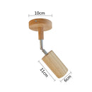 GobekUsa LED Ceiling Lamp: Modern Wood Design with Spotlight for Various Spaces