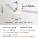 GobekUsa 56 Inch 3-Leaf Fan Light with Remote Control for Modern Restaurant Settings