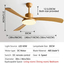 GobekUsa 56 Inch 3-Leaf Fan Light with Remote Control for Modern Restaurant Settings