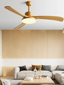 GobekUsa 56 Inch 3-Leaf Fan Light with Remote Control for Modern Restaurant Settings
