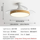 GobekUsa DC Motor Ceiling Fan Light with Control for Bedroom, Living Room & Restaurant.