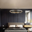 GobekUsa Double Circular LED Chandelier for Dining, Living Room, Kitchen - Modern Nordic Design