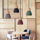 GobekUsa Concrete Pendant Light - Nordic Style LED E27 Hanging Fixture