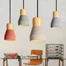 GobekUsa Concrete Pendant Light - Nordic Style LED E27 Hanging Fixture