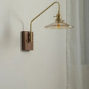 GobekUsa Glass Copper LED Wall Sconce Modern Stair Light Fixtures