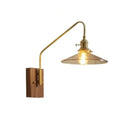 GobekUsa Glass Copper LED Wall Sconce Modern Stair Light Fixtures