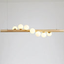 GobekUsa Minimalistic Milk Glass Suspension Light: Elegant Jewelry Pendant for Dining Room