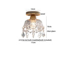 GobekUsa LED Ceiling Lamp Modern Style Wood Glass Luminaria
