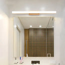 GobekUsa Minimalist Wood Linear Vanity Sconce Light - Beige LED Wall Fixture (16"/23.5"/31.5" Width)