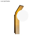 GobekUsa Modern Bronze/Copper Dining Room Wall Lamp: 1-Bulb Sconce Light with Milk Glass Shade