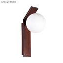 GobekUsa Modern Bronze/Copper Dining Room Wall Lamp: 1-Bulb Sconce Light with Milk Glass Shade