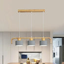 GobekUsa Nordic 3/4 Head Metal Island Chandelier for Dining Room & Kitchen