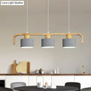 GobekUsa Nordic 3/4 Head Metal Island Chandelier for Dining Room & Kitchen