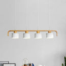 GobekUsa Nordic 3/4 Head Metal Island Chandelier for Dining Room & Kitchen