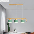 GobekUsa Nordic 3/4 Head Metal Island Chandelier for Dining Room & Kitchen