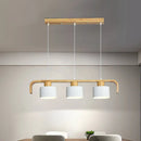 GobekUsa Nordic 3/4 Head Metal Island Chandelier for Dining Room & Kitchen