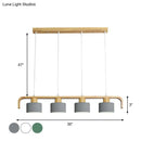 GobekUsa Nordic 3/4 Head Metal Island Chandelier for Dining Room & Kitchen