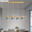 GobekUsa Nordic 3/4 Head Metal Island Chandelier for Dining Room & Kitchen