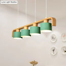 GobekUsa Nordic 3/4 Head Metal Island Chandelier for Dining Room & Kitchen