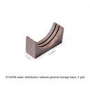 Modern wood and silver coffee filter stand kitchen storage rack by Decorbites