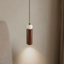 GobekUsa Iron LED Pendant Light Fixture for Home Living Room, Restaurant Yellow Travertine Ball Hang Lamp
