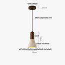GobekUsa Iron LED Pendant Light Fixture for Home Living Room, Restaurant Yellow Travertine Ball Hang Lamp