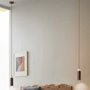 GobekUsa Iron LED Pendant Light Fixture for Home Living Room, Restaurant Yellow Travertine Ball Hang Lamp