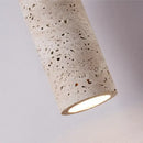 GobekUsa LED Wall Lamp Pull Chain Switch Wood Nordic Modern Yellow Travertine Mirror Light