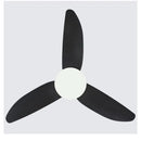 GobekUsa 30W Remote Control Ceiling Fan with Light - Modern Minimalist Design