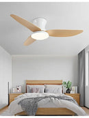 GobekUsa 30W Remote Control Ceiling Fan with Light - Modern Minimalist Design