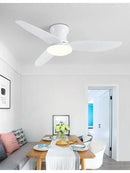 GobekUsa 30W Remote Control Ceiling Fan with Light - Modern Minimalist Design
