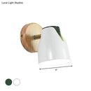 GobekUsa Modern Rotatable Wall Sconce Light with Metallic Bud Shade - Ideal for Kitchen and Cloth Shop