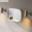 GobekUsa Wooden Wall Mounted Macaron Sconce Light Fixture - 1 Head Tube Lamp in Yellow/Green/Blue for Bathroom