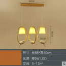 GobekUsa Bird Glass Pendant Light: Modern Nordic Kitchen Hanging Lamp for Home Decor