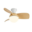 GobekUsa Bedroom & Study Ceiling Fan Light with Mute Electric Fan Chandelier, 110V 220V