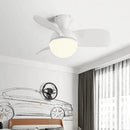 GobekUsa Bedroom & Study Ceiling Fan Light with Mute Electric Fan Chandelier, 110V 220V