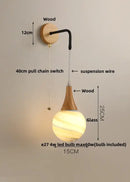 GobekUsa Cube LED Wall Lights | Modern Nordic Wood Design for Home Decor