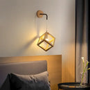 GobekUsa Cube LED Wall Lights | Modern Nordic Wood Design for Home Decor