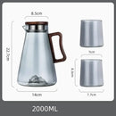 GobekUsa Glass Cold Water Jug | Large Capacity & Heat Resistant Water Pot