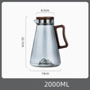 GobekUsa Glass Cold Water Jug | Large Capacity & Heat Resistant Water Pot