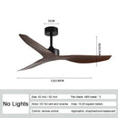 GobekUsa Industrial Wind Ceiling Fan ABS Blades Remote Control Silent Operation.