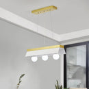 GobekUsa Modern Wood Island Billiard Light with Black/White Shade - 3 or 5 Lights for Restaurant