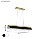 GobekUsa Modern Wood Island Billiard Light with Black/White Shade - 3 or 5 Lights for Restaurant