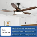 GobekUsa LED Ceiling Fan with Remote Control for Living Bedroom, 48-60 Inch