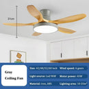 GobekUsa LED Ceiling Fan with Remote Control for Living Bedroom, 48-60 Inch