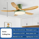 GobekUsa LED Ceiling Fan with Remote Control for Living Bedroom, 48-60 Inch