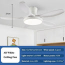 GobekUsa LED Ceiling Fan with Remote Control for Living Bedroom, 48-60 Inch