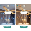 GobekUsa LED Ceiling Fan with Remote Control for Living Bedroom, 48-60 Inch