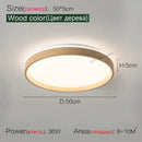GobekUsa LED Ceiling Lamp: Simple Modern Round Study Bedroom Balcony Light