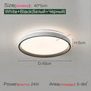 GobekUsa LED Ceiling Lamp: Simple Modern Round Study Bedroom Balcony Light